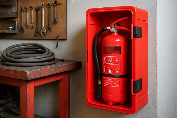 Hasicí přístroj v dílně – povinná výbava pro bezpečnost