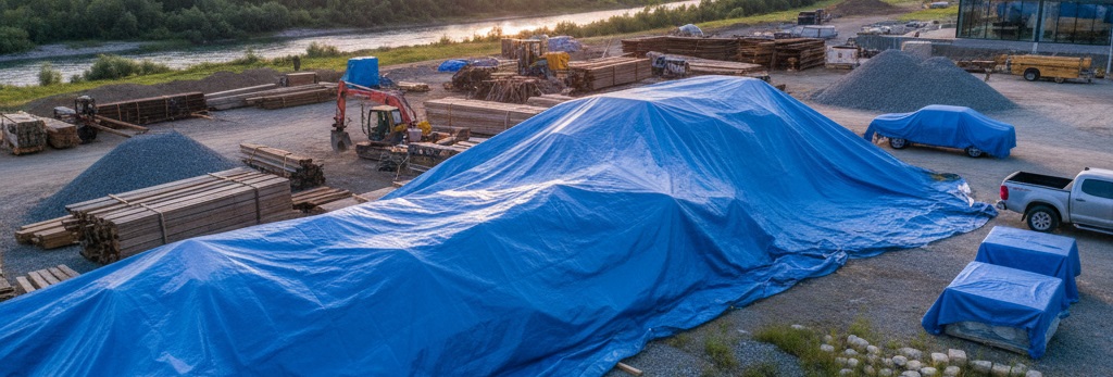 Pevná krycí plachta skladem!