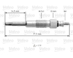 Žhavicí svíčka VALEO 345128