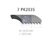 ozubený klínový řemen DT Spare Parts 4.81363