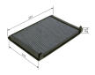 Filtr, vzduch v interiéru BOSCH 1 987 435 563