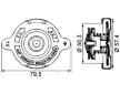 Uzavírací víčko, chladič MAHLE CRB 16 000P