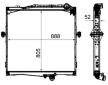 Chladič, chlazení motoru MAHLE CR 2092 000P