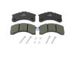 Sada brzdových destiček, kotoučová brzda DT Spare Parts 7.92601