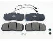 Sada brzdových destiček, kotoučová brzda DT Spare Parts 6.95105