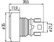 Obrysove svetlo HELLA 2PF 340 825-001