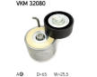 Napínák, žebrovaný klínový řemen SKF VKM 32080