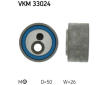 Napínák, žebrovaný klínový řemen SKF VKM 33024