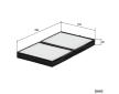 Filtr, vzduch v interiéru MANN-FILTER CUD 2410