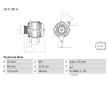 generátor BOSCH 0 986 042 670