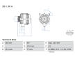 generátor BOSCH 0 986 042 380