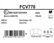 Sada brzdových destiček, kotoučová brzda FERODO FCV770