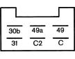 Prerusovac blinkru HELLA 4DM 003 944-091