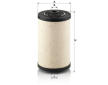 Palivový filtr MANN-FILTER BFU 900 x