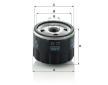 Olejový filtr MANN-FILTER W 77