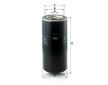 Filtr, pracovní hydraulika MANN-FILTER WD 13 145