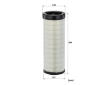 Filtr - sekundární vzduch MANN-FILTER CF 15 136