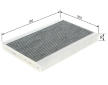Filtr, vzduch v interiéru BOSCH 1 987 435 543