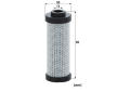 Filtr, pracovní hydraulika MANN-FILTER HD 45/3