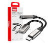 Adaptér USB-C rozdělovací na USB-C + Mini-Jack 3,5mm 10cm AMiO-04295