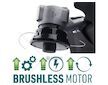Aku křovinořez SHARE20V, BRUSHLESS, 2×2 Ah – EXTOL INDUSTRIAL