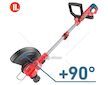 Aku strunová sekačka SHARE20V, 30 cm, 2 Ah – EXTOL PREMIUM