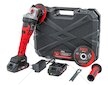 Aku úhlová bruska 125 mm, 2×Li-ion 21 V, 2000 mAh - RED TECHNIC