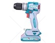 Aku vrtací šroubovák s příklepem, brushless, 20V Li-ion (2x), industrial TOTAL