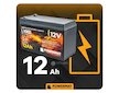 Aku zádový postřikovač 16 l, 12 V, 12 Ah - POWERMAT