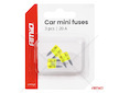 Autopojistky MINI pouzdro 3 ks 20A AMIO-05100