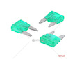 Autopojistky MINI pouzdro 3 ks 30A AMIO-05102