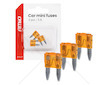 Autopojistky MINI pouzdro 3 ks 5A AMIO-05096