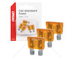 Autopojistky STANDARD pouzdro 3 ks 5A AMIO-05103