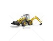 Bagr s čelním nakladačem JCB 5CX eco 02454 BRUDER