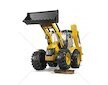 Bagr s čelním nakladačem JCB 5CX eco 02454 BRUDER