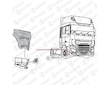 Blatník stupačky DAF XF106 část přední COVIND COV/XF6/200