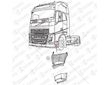 Blatník stupačky VOLVO-FH EURO 6 levá 12- VOLVO 82136982