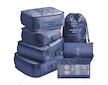 Cestovní organizér, sada 8 ks, modrý