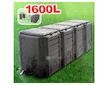 Čtyřdílný plastový kompostér 1600 l, černý MODULE COMPOGREEN