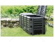 Čtyřdílný plastový kompostér 1600 l, černý MODULE COMPOGREEN