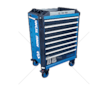 Dílenský vozík 8 zásuvek SQUAD s vybavením 308 dílů KING TONY 87SQ31-8BA-BK/KPL