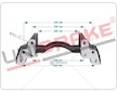 Držák třmene MB BUS / SETRA levá UNIBRAKE UNB5816