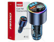 FM transmitter 1×USB-A 1×USB-C 12V 24V AMIO-04655