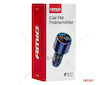 FM transmitter 1×USB-A 1×USB-C 12V 24V AMIO-04655