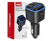 FM transmitter 1×USB-A 2×USB-C 12V 24V AMIO-04651