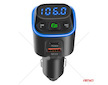 FM transmitter 1×USB-A 2×USB-C 12V 24V AMIO-04651