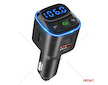 FM transmitter 1×USB-A 2×USB-C 12V 24V AMIO-04651