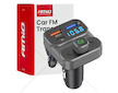 FM transmitter 2×USB-A 1×USB 12V 24V AMIO-04649
