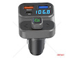 FM transmitter 2×USB-A 1×USB 12V 24V AMIO-04649