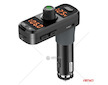 FM transmitter 2×USB-A 1×USB-C mircoSD 12V 24V AMIO-04653